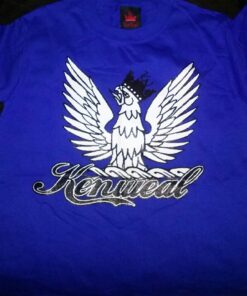 KenWeal Symbol T-shirt Royal Blue Black White Children